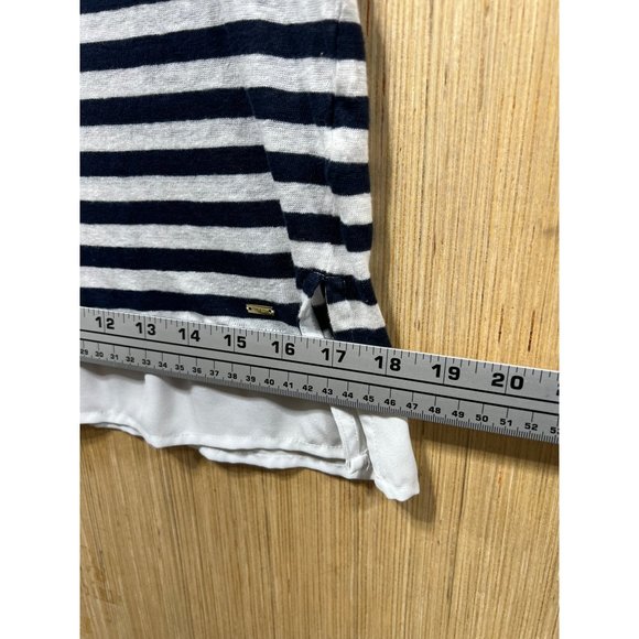Tommy Hilfiger - Women's Blouse Stripe - Blue/White - Medium - Picture 5 of 12